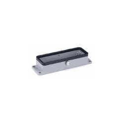 Embase encastrée 24B, Aluminium moulé sous pression, acier inoxydable, IP65, Sortie basse